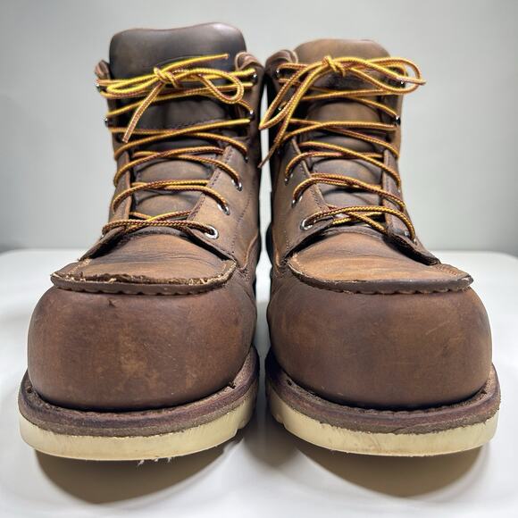 Red Wing 2440 Safety Toe Work Boots Men’s 12 EE Wide Moc Toe Leather main image 7